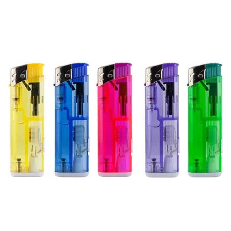 Briquet à gaz transparent avec lampe led pas cher DrGreen